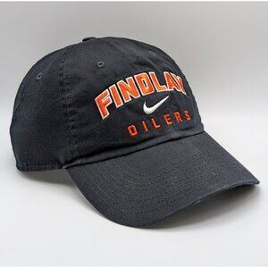 Findlay Oilers Nike University Of NCAA Ohio Black Strap Hat Adjustable Cap